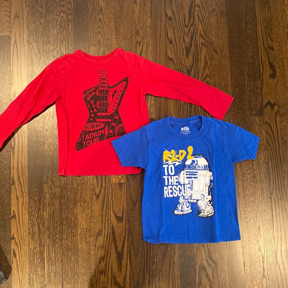 Star Wars and Children’s Place Short and Long Sleeve T-Shirts Super Cool Sz XS S